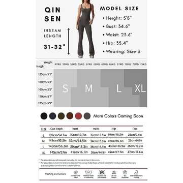 Stylish QINSEN Women's Flared Jumpsuit for All Occasions