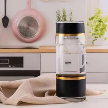 Elegant GARIZZE Bedside Water Carafe and Glass Set