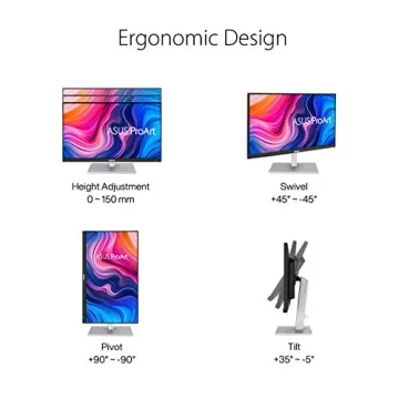 ASUS ProArt 27" WQHD Monitor - Color Accurate and Versatile