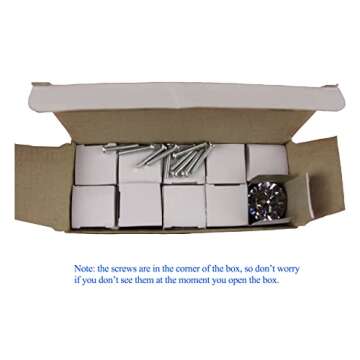 HOSL 10Pcs Crystal Glass Cabinet Knobs for Furniture