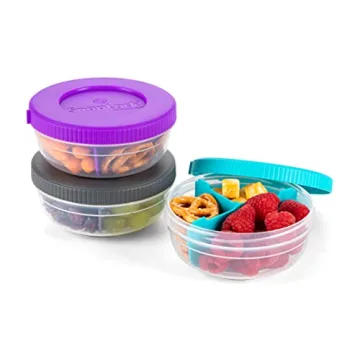 Progressive Snaplock 3 Piece Snack Container Set for Easy Storage
