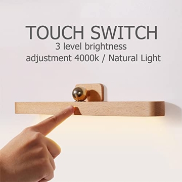 LED Rechargeable Bathroom Light with Dimmable Features