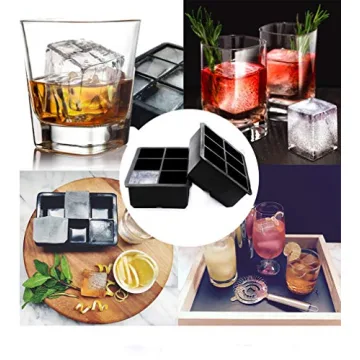 Meukcva Ice Cube Trays for Perfectly Chilled Drinks