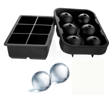Meukcva Ice Cube Trays for Perfectly Chilled Drinks