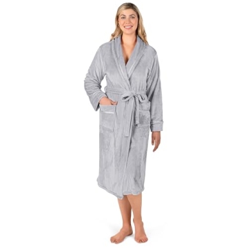 PAVILIA Women's Plush Fleece Robe - Luxurious Comfort