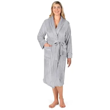 PAVILIA Women's Plush Fleece Robe - Luxurious Comfort