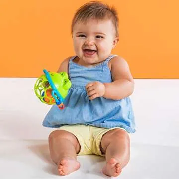 Bright Starts Oball Musical Toy for Easy Grasping Babies