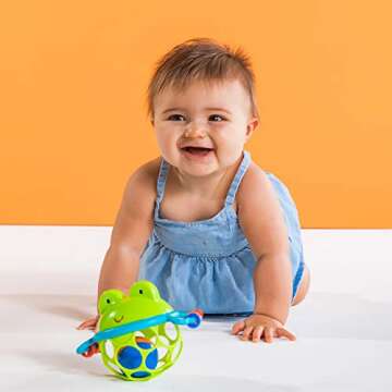 Bright Starts Oball Musical Toy for Easy Grasping Babies