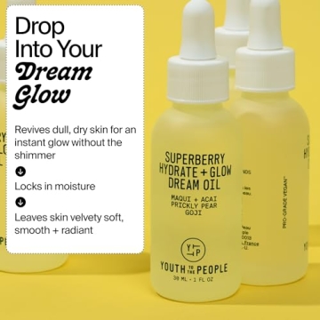 Vegan Superberry Face Oil for Hydrated Glowing Skin