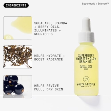 Vegan Superberry Face Oil for Hydrated Glowing Skin