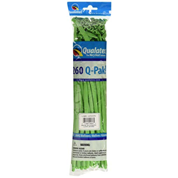 Durable Qualatex Green 260Q Balloons - 50 Pack