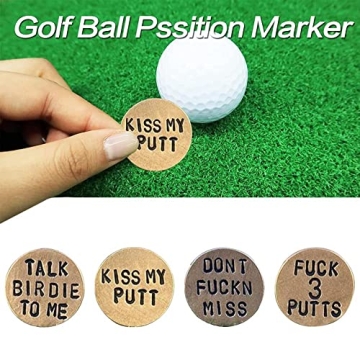 Funny Golf Ball Marker - Unique Golf Gift for All