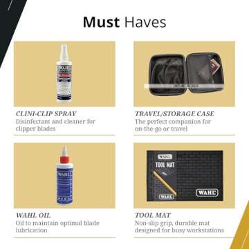 Wahl Professional 5 Star Precision Fade Blade 0000 Adjustable Replacment Fits Clipper 100 Min Runtime Lithium Ion Battery