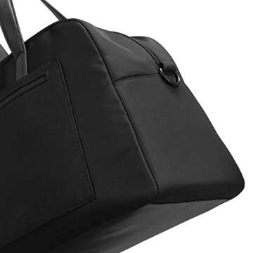 16" Carry on Overnight Bag, Travel Tote Weekender Bag with Trolley Sleeve, Cabin Weekend Duffle Bag for Men Women 20L