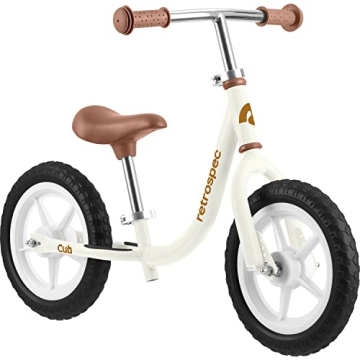 Retrospec Cub 2 Toddler 12" Balance Bike - No Pedal Beginner Bicycle