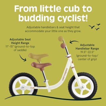 Retrospec Cub 2 Balance Bike for Toddlers 18 Months to 3 Years