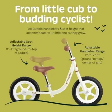 Retrospec Cub 2 Balance Bike for Toddlers 18 Months to 3 Years