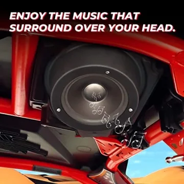 KEMIMOTO UTV Speaker Pod Enclosure for 6.5" Speakers