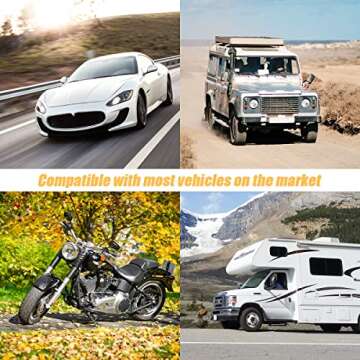 Secure License Plate Screws for Cars - Anti Theft Protection