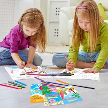 90shine 36PCS Summer Coloring Books for Kids in Bulk Ages 4-8, End of The Year Gifts from Teacher for Students Beach Pool Birthday Party Favors(5"x7")