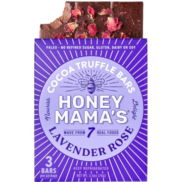 Lavender Rose Cocoa Truffle Bar - Gluten Free Treats