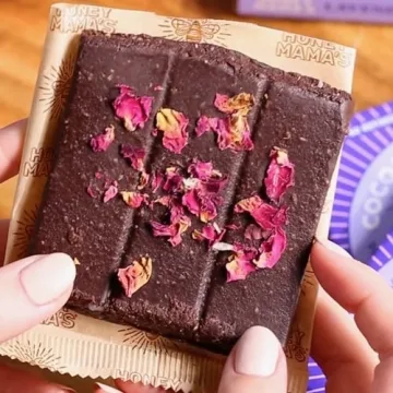 Lavender Rose Cocoa Truffle Bar - Gluten Free Treats
