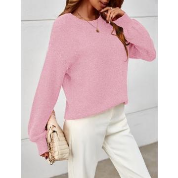 MEROKEETY Women's Cozy Oversized Pullover Sweater