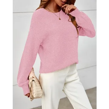 MEROKEETY Women's Cozy Oversized Pullover Sweater