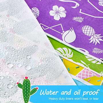 480Pcs Wax Paper Dry Waxed Deli Paper Sheets 12x12 inch Sandwich Wrap Paper Parchment Paper Burger Wrapper Food Wrapping Paper Food Basket Liner Wax Paper Sheets for Food Fiesta Mexican Party Favors