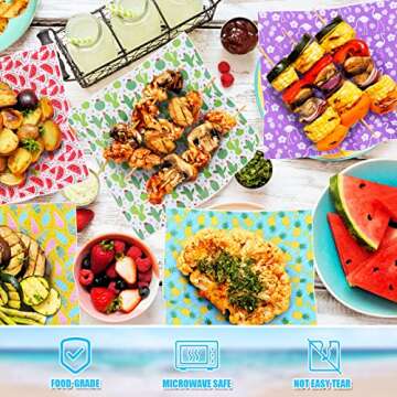 480Pcs Wax Paper Dry Waxed Deli Paper Sheets 12x12 inch Sandwich Wrap Paper Parchment Paper Burger Wrapper Food Wrapping Paper Food Basket Liner Wax Paper Sheets for Food Fiesta Mexican Party Favors