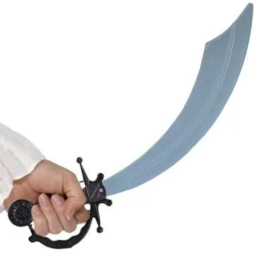 Multicolor Pirate Plastic Sword - Perfect Adventure Toy for Kids