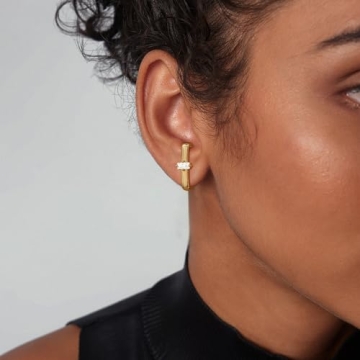 Risamil Gold Stud Earrings for Women Stylish Lightweight Jewelry