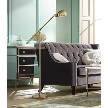Adjustable 360 Lighting Dawson Floor Lamp - Antique Brass