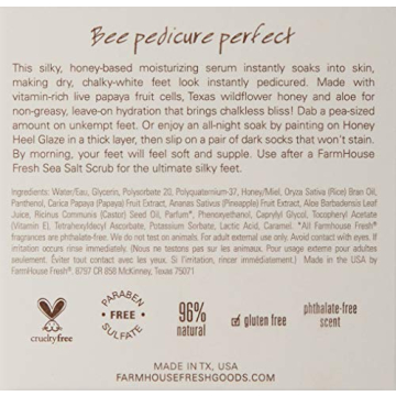 FarmHouse Fresh Honey Heel Glaze Moisturizer 3 Fl Oz