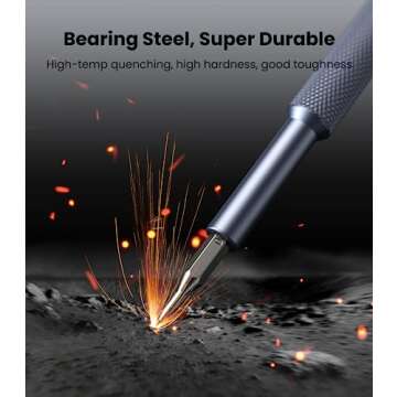 AXTH 50-in-1 Small Precision Screwdriver Set, Professional Magnetic Mini Repair Tool Kit for Phone, Computer, Watch, Laptop, Macbook, Ring Doorbell, Eyeglass, Electronic, [Bearing Steel] Screw Driver