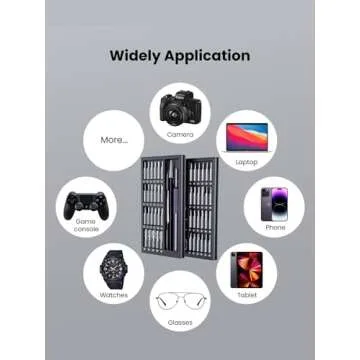 AXTH 50-in-1 Small Precision Screwdriver Set, Professional Magnetic Mini Repair Tool Kit for Phone, Computer, Watch, Laptop, Macbook, Ring Doorbell, Eyeglass, Electronic, [Bearing Steel] Screw Driver