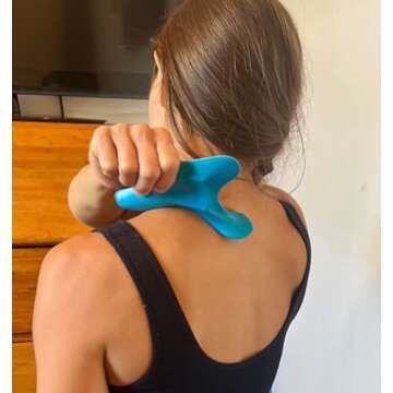 The Wave Tool, The Ultimate Soft Tissue Release Tool. Patented, Ergonomic Scraping and Massage Tool for trigger points, fascial release, muscle aches, pain, tendonitis, scar tissue, athletic recovery
