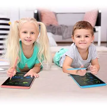 2 Pack LCD Writing Tablet for Kids - Colorful Screen Drawing Board 8.5inch Doodle Scribbler Pad Lear...