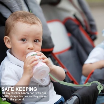 Socub Silicone Baby Pacifier & Toy Safety Straps - BPA Free