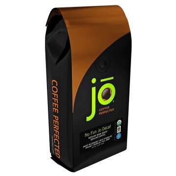 NO FUN JO DECAF: Organic, Fair Trade Certified Medium Dark Roast Ground Coffee