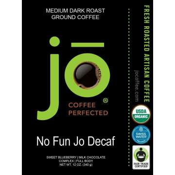 Organic Fair Trade Decaf Coffee - 12 oz Ground