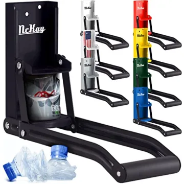 Mckay 16oz Metal Can Crusher, Heavy-Duty Wall-Mounted Smasher for Aluminum Seltzer, Soda, Beer Cans ...