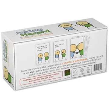 Joking Hazard by Cyanide & Happiness - a funny comic building party game for 3-10 players, great for game night