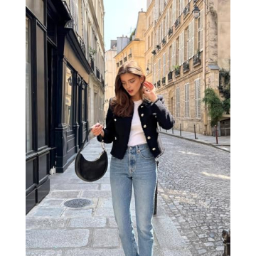 Chic Tweed Blazer for Women | Versatile Fall Fashion