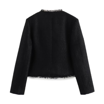 Chic Tweed Blazer for Women | Versatile Fall Fashion