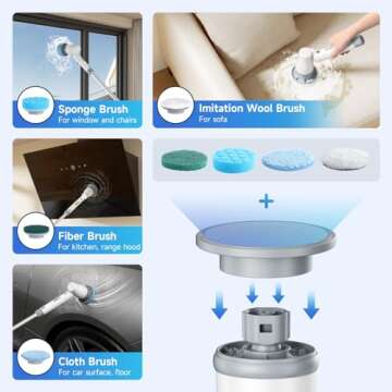 Yadea Electric Spin Scrubber - Effortless Cleaning Solution