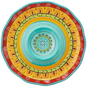 Certified International Valencia Chip & Dip 13.25" - Vibrant Serving Dish