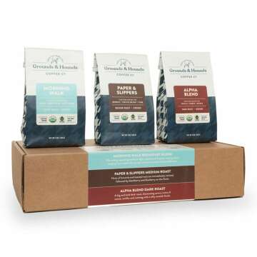 Grounds & Hounds Coffee Starter Kit - Try 3 Blends