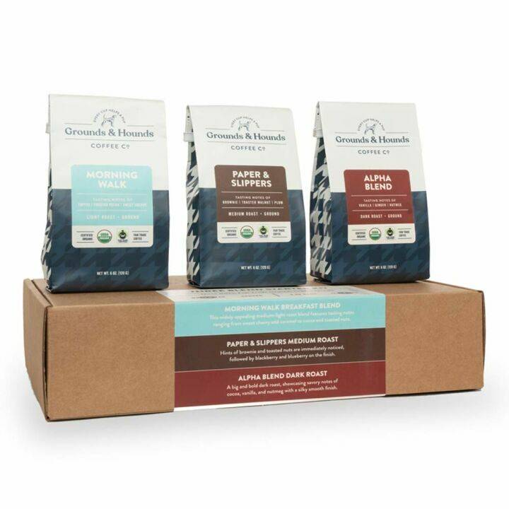 Grounds & Hounds Coffee Starter Kit - Try 3 Blends