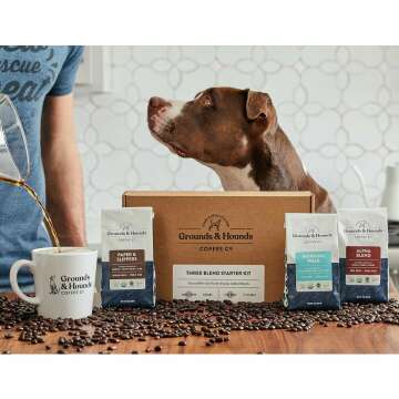 Grounds & Hounds Coffee Starter Kit - Try 3 Blends